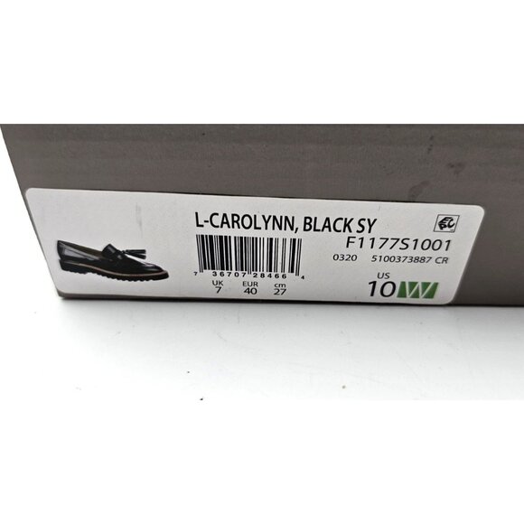 FrancoSarto Women's Carolynn Wide [ Black ] Slip Ons - F1177S1001 Size 10 - Picture 2 of 7